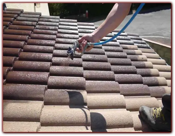 Peinture de toiture, hydrofuge coloré - Charente & Charente-Maritime